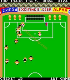 une photo d'Ã©cran de Exciting Soccer sur Arcade